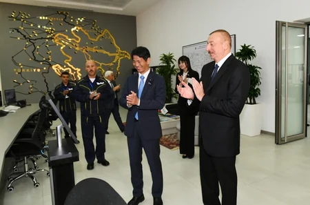 President Ilham Aliyev attended ceremony to launch “Shimal-2” power station
