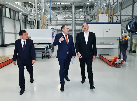 Qazaxda “Venzana” mebel fabrikinin açılışı olub- YENİLƏNİB