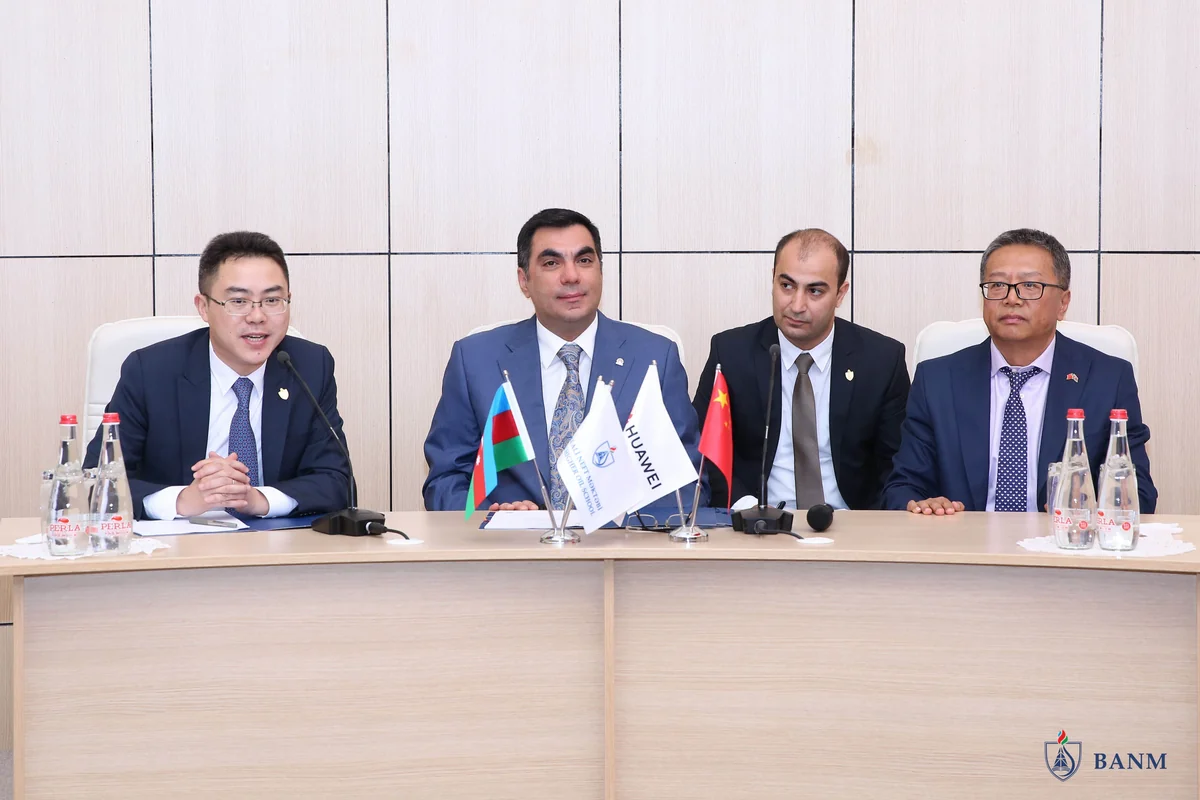 Baku Higher Oil School and Huawei signed a joint cooperation contract
