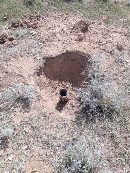 Füzulidə 1 ədəd partlamış raket mərmisi aşkar olunub