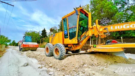 Bakının Cəfər Cabbarlı küçəsi təmir edilir