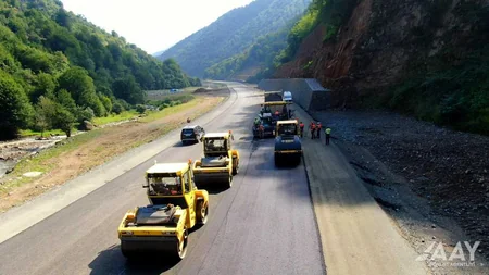 Toğanalı-Kəlbəcər-İstisu avtomobil yolu layihəsi üzrə işlər 41 % icra edilib