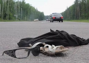 В Агстафе автомобиль сбил женщину