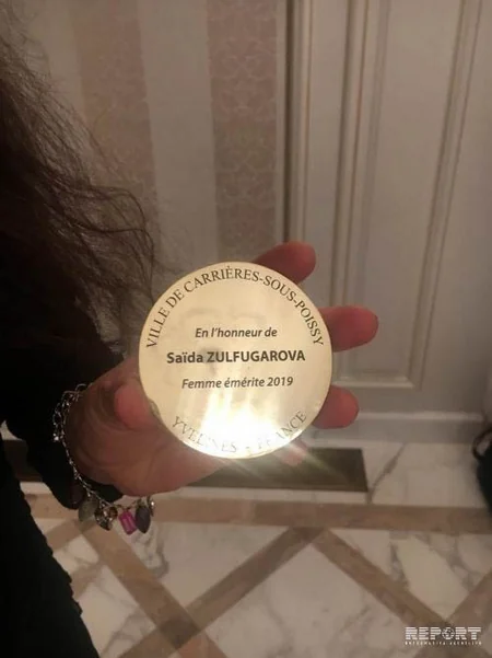 Azərbaycanlı pianoçu Fransada İlin fəxri qadını medalı ilə təltif edilib