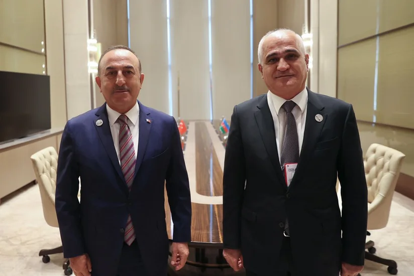Shahin Mustafayev meets with Mevlut Cavusoglu