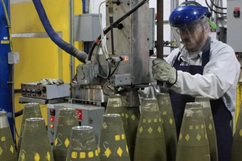 Production of 152-mm, 122-mm shells launched in Ukraine