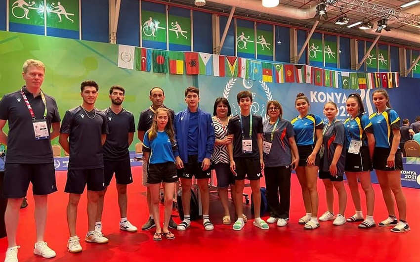 İslamiada: Azərbaycanın stolüstü tennis yığması növbəti qələbəsini qazanıb