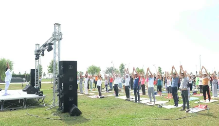 “YARAT Freestyle” proqramı çərçivəsində yoqa festivalı keçirilib