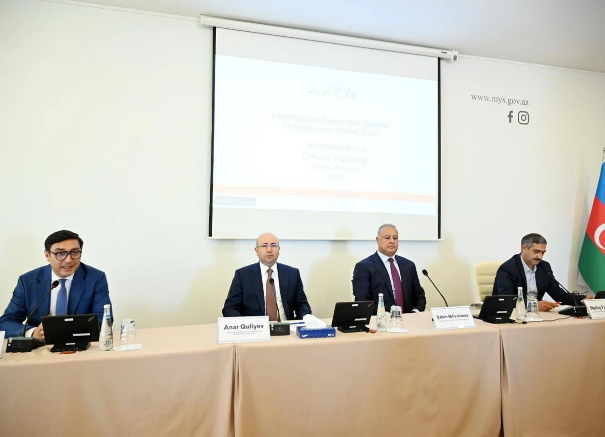 Azərbaycan Kamandan Oxatma Federasiyasına yeni prezident seçilib