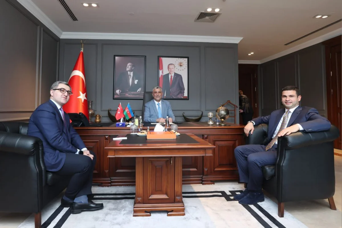 Orxan Məmmədov Türkiyənin ticarət naziri ilə görüşüb