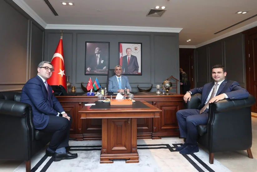 Orxan Məmmədov Türkiyənin ticarət naziri ilə görüşüb