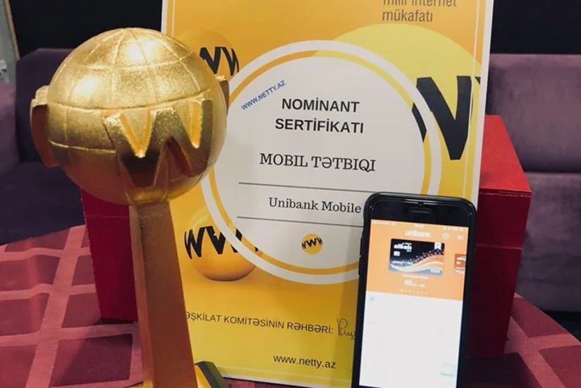 Unibank Mobile Azərbaycanın ən yaxşı mobil əlavəsi seçilib