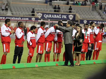 İslamiada: Futbol yarışında ilk 3 yeri tutanlar mükafatlandırılıblar