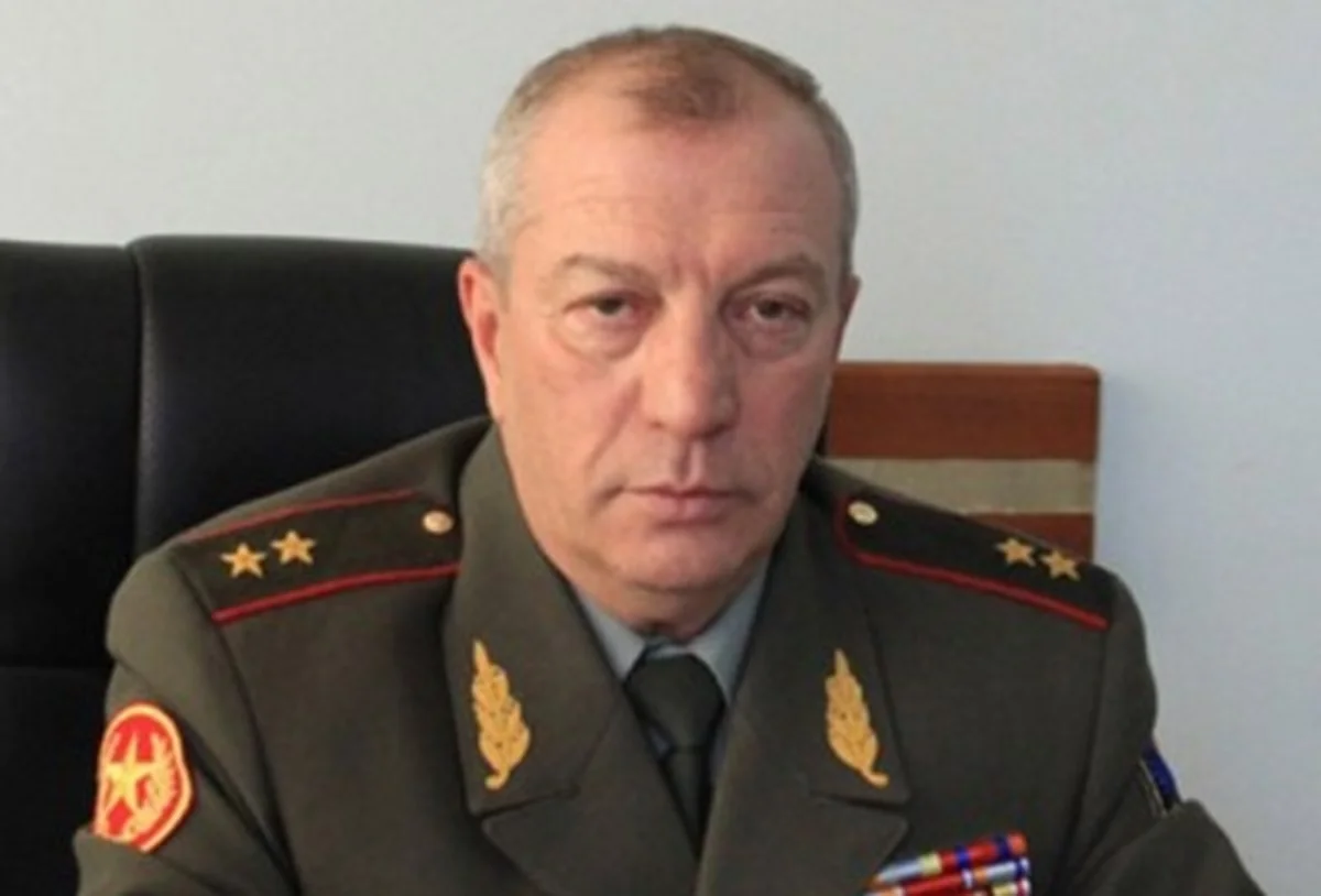 First deputy chief of Armenian armed forces general staff sacked