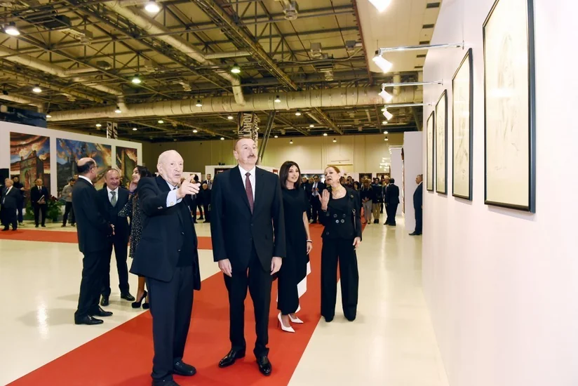 President Ilham Aliyev views exhibition marking 90th anniversary of People’s Artist Tahir Salahov