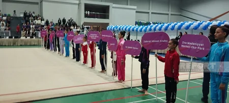 Qubada bədii gimnastika üzrə 28-ci Azərbaycan birinciliyinin açılış mərasimi keçirilib