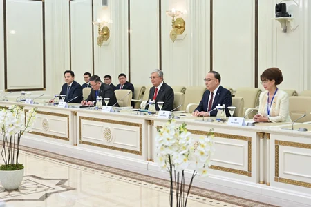 Kazakh President Kassym-Jomart Tokayev visits Azerbaijan's Milli Majlis