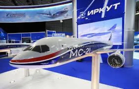В Иркутске презентован новый самолет МС-21, который Азербайджан приобретет у России - ВИДЕО