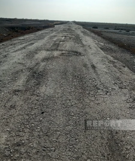 Ağdaşın Qaradeyin kəndinin yolları bərbad vəziyyətə düşüb