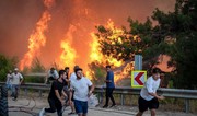 В Турции из-за лесного пожара эвакуировали около 2 тысяч человек