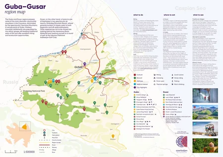 Cənub turizm dəhlizi üzrə Lənkəran-Astara regional xəritəsi hazırlanıb