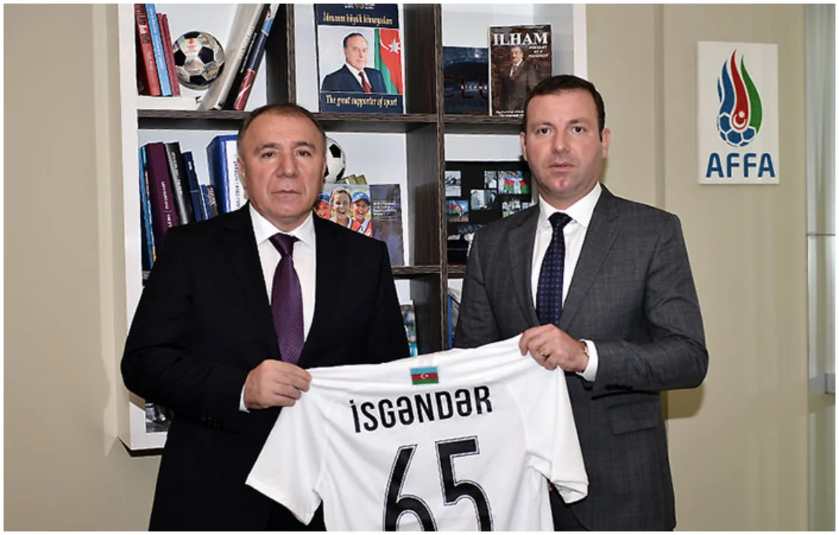 AFFA İsgəndər Cavadovu təbrik edib