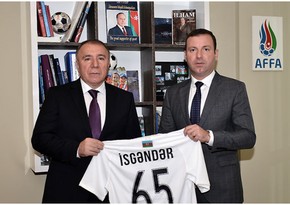 AFFA İsgəndər Cavadovu təbrik edib