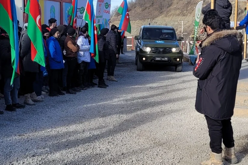 По дороге Ханкенди-Лачын беспрепятственно проехали 86 автомобиля миротворцев