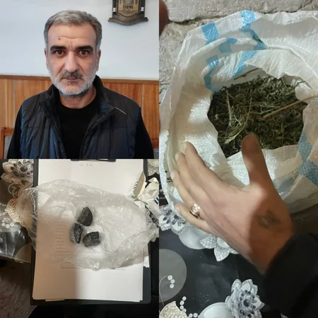 Ağsuda yaşadıqları evlərdə “Kalaşnikov” avtomatı və narkotik gizlədən şəxslər tutulub