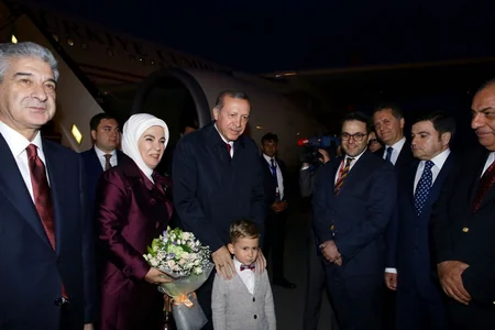 ​Türkiyə Prezidenti Azərbaycana işgüzar səfərə gəlib