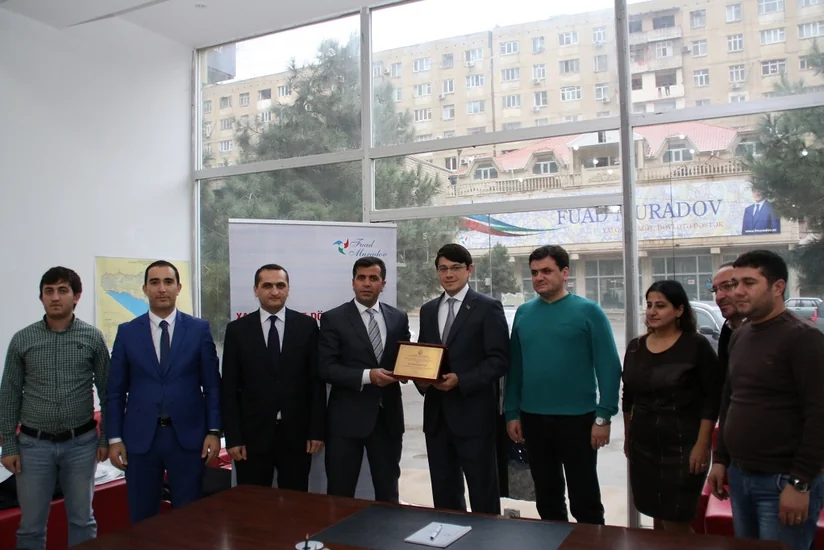 ​Parlament jurnalistləri Fuad Muradovun seçki qərargahında olub - FOTO