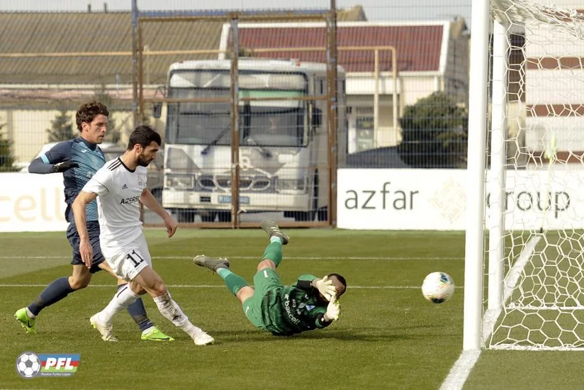 Mahir Emreli Azərbaycan çempionatında yubiley qolunu vurdu
