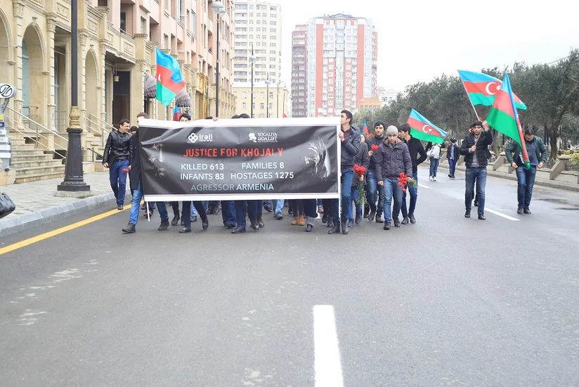“İrəli” İctimai Birliyi “613 şəhid” adlı yürüş təşkil edib