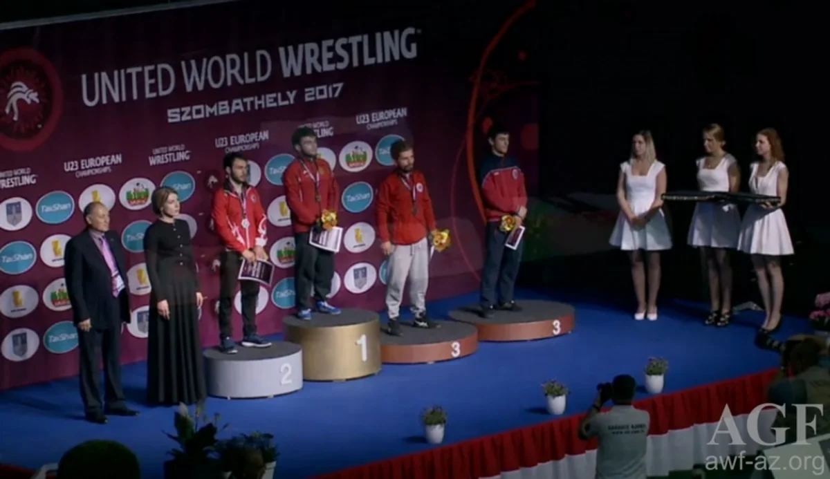 Azərbaycan güləşçiləri Avropa çempionatında daha 3 medal qazanıb - VİDEO