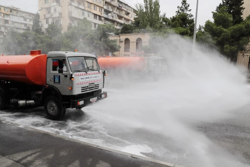 Bakıda 551 küçə dezinfeksiya edildi