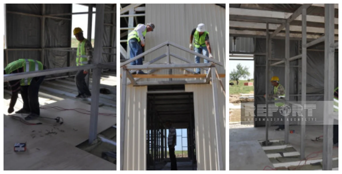 Biləsuvarda modul tipli məktəb tikilir