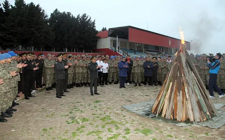 Azərbaycan Ordusu Novruz bayramını qeyd edib