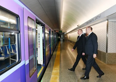 Metronun “Xətai” stansiyası təmirdən sonra istifadəyə verilib, Prezident İlham Əliyev görülən işlərlə tanış olub - YENİLƏNİB