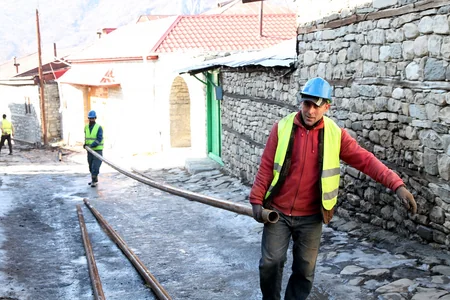 İsmayıllının ucqar dağ kəndinin qazlaşdırma işlərinə başlanılıb