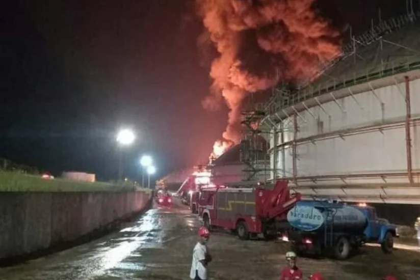 На Кубе в результате пожара на базе хранения нефти пострадали более 120 человек