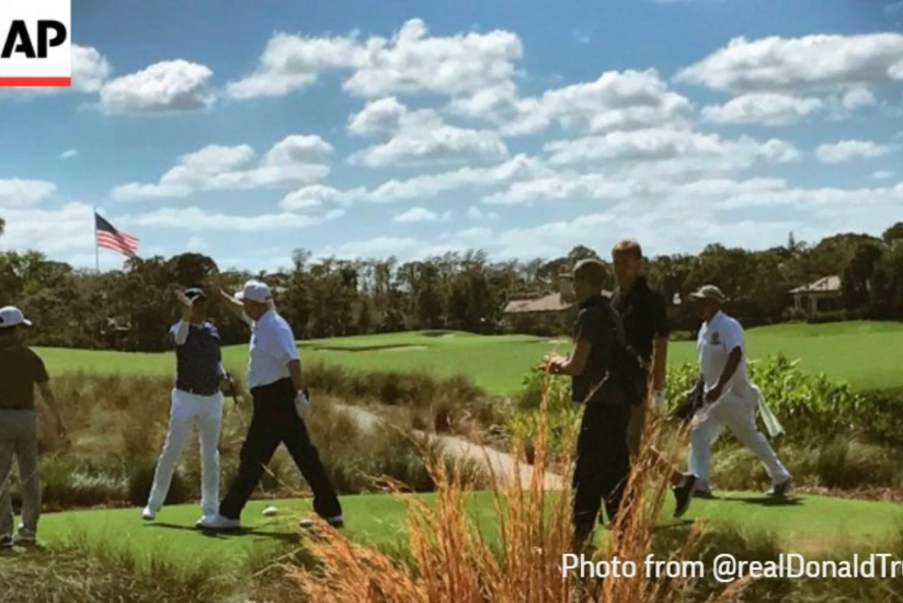 Трамп сыграл в гольф с легендарным Никлаусом