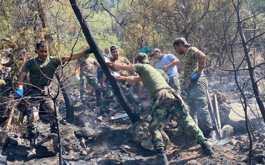 FHN-in yanğınsöndürmə qüvvələri Türkiyədə yanğınlarla mübarizəni davam etdirir