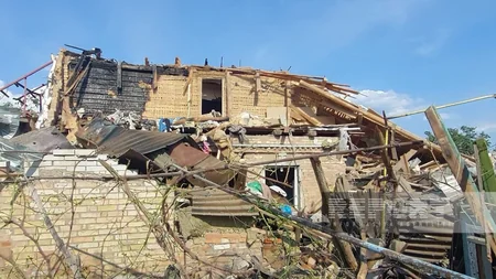 Ballistik hücuma məruz qalan Kiyev vilayətindən - FOTOREPORTAJ