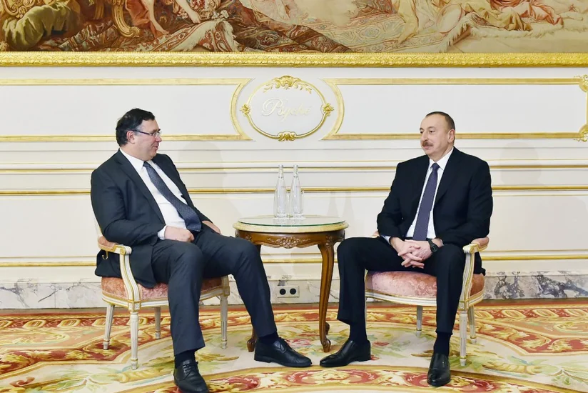 Президент Азербайджана встретился с президентом компании Total