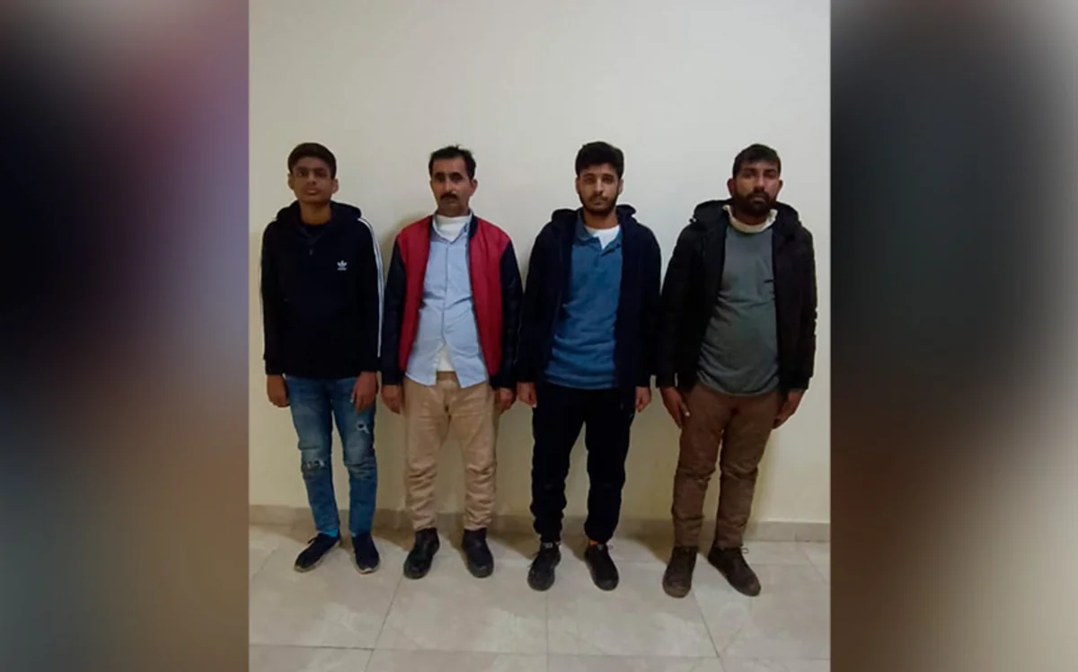 Azərbaycandan qanunsuz şəkildə Rusiyaya getmək istəyən pakistanlılar saxlanılıb