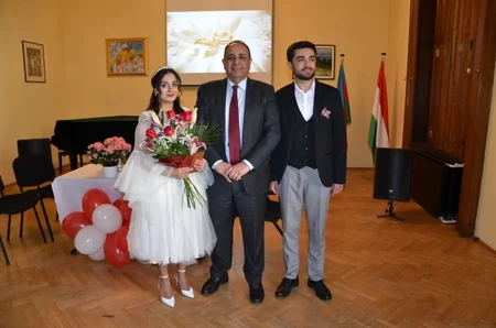 Azərbaycanın Macarıstandakı səfirliyində nikah mərasimi keçirilib