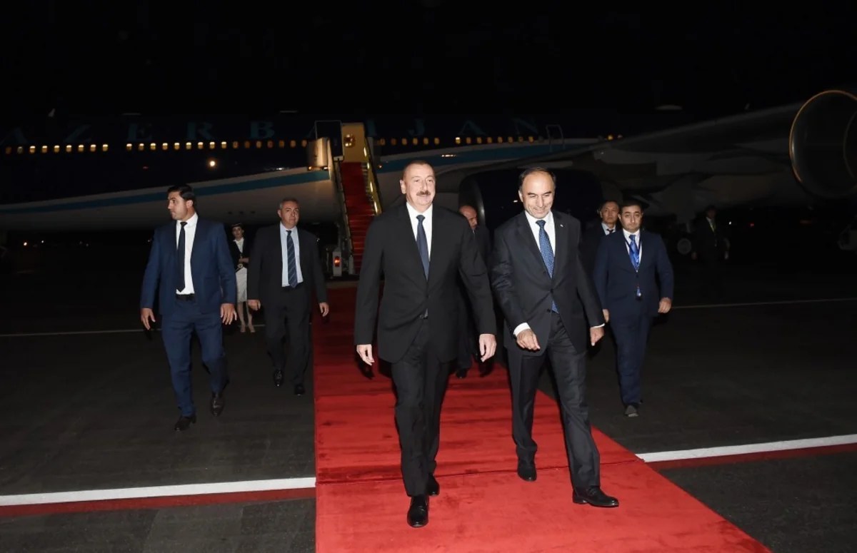 Prezident İlham Əliyev Tacikistana səfərə gedib