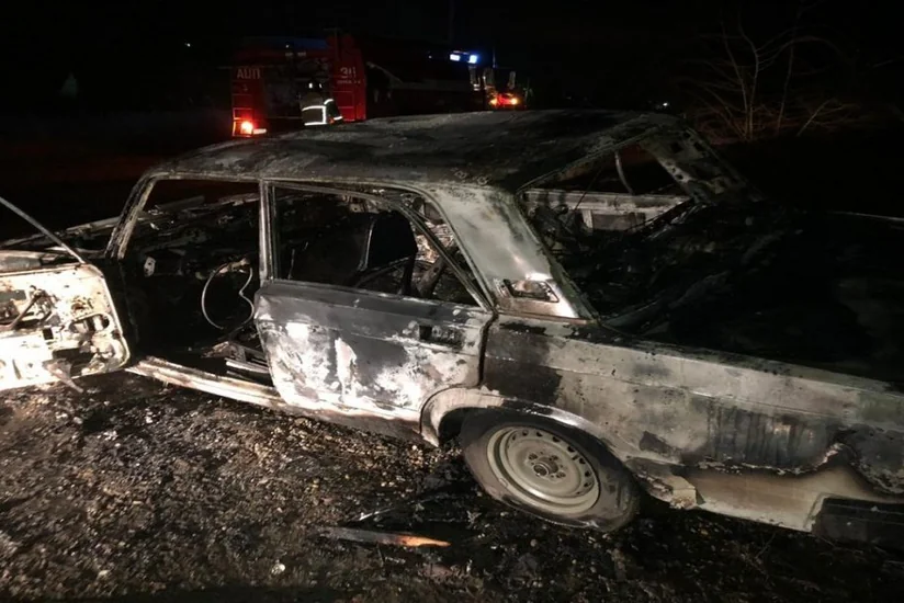 Xaçmazda Yeni il gecəsi iki minik avtomobili yanıb