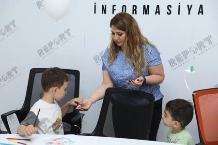 Festive atmosphere at Report News Agency on Children's Day