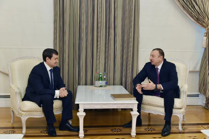 Azərbaycan Prezidenti Rusiya Prezidentinin köməkçisini qəbul edib